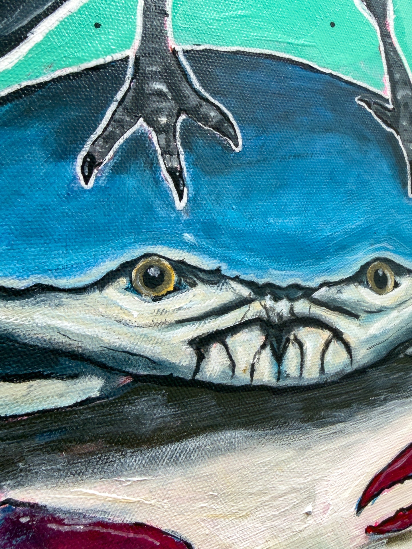 Crow Meets Crab