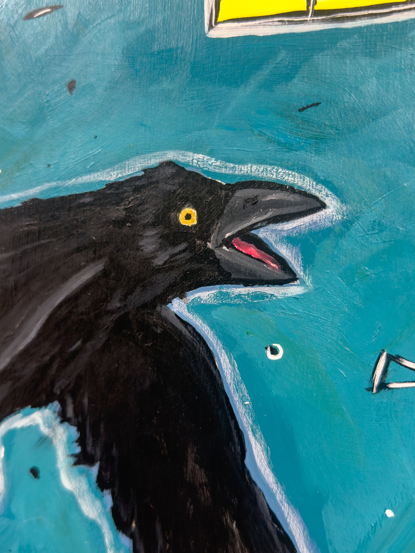 Three Crows Stealing Oysters